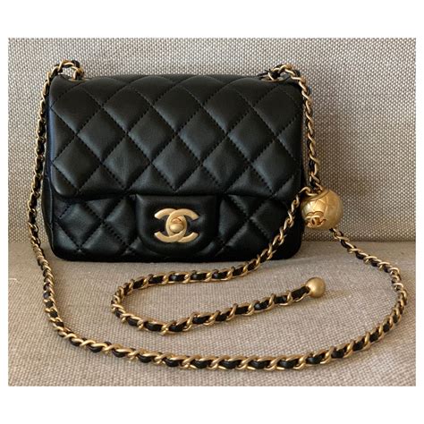 black mini chanel bag